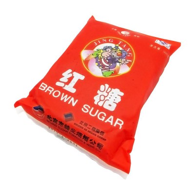 Сахар красный тростниковый Jing Tang 500 г 冰片糖  